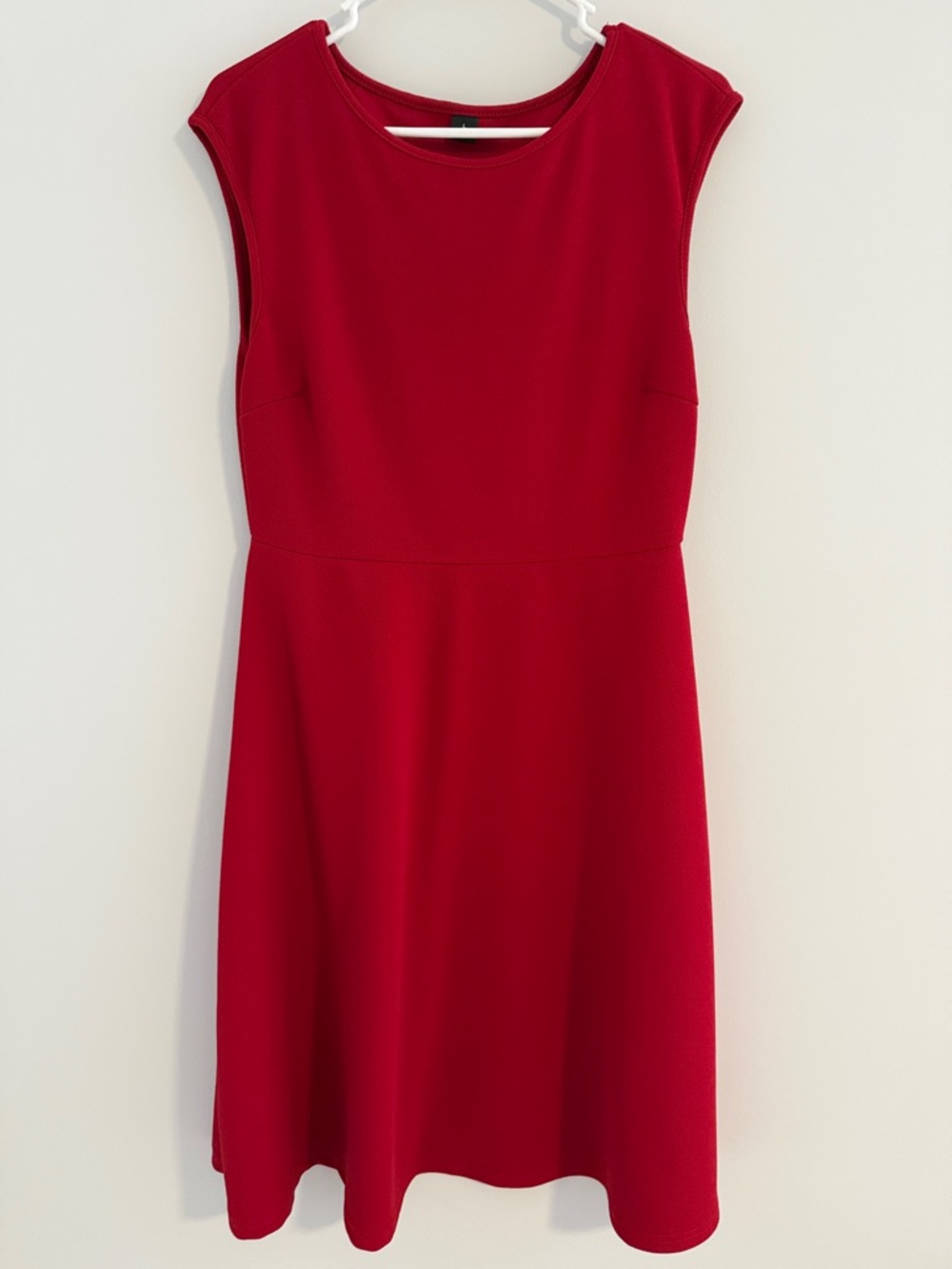 Classic Red Fit & Flare Dress
